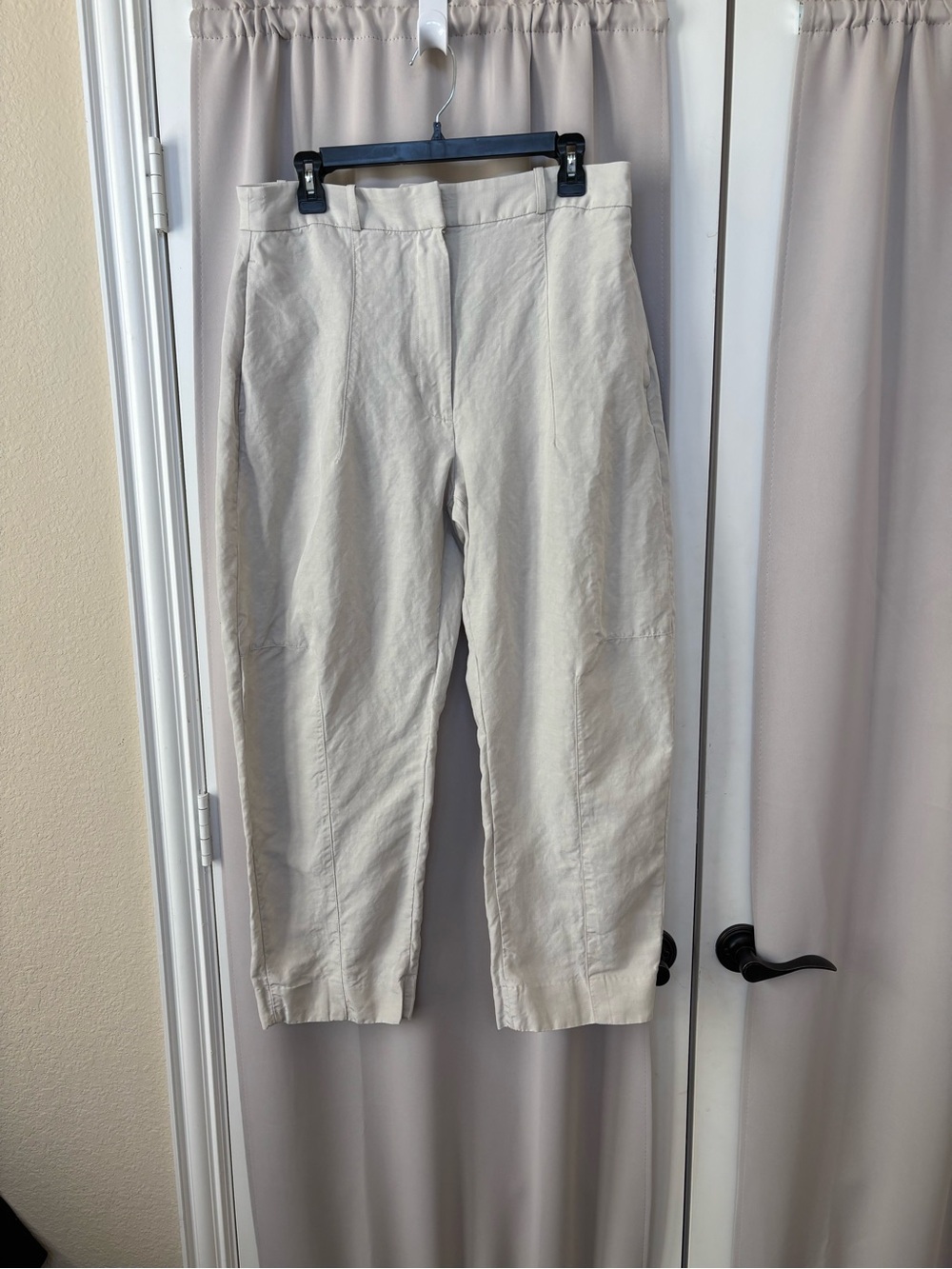 Banana Republic Barrel leg Light Beige Women's Trousers